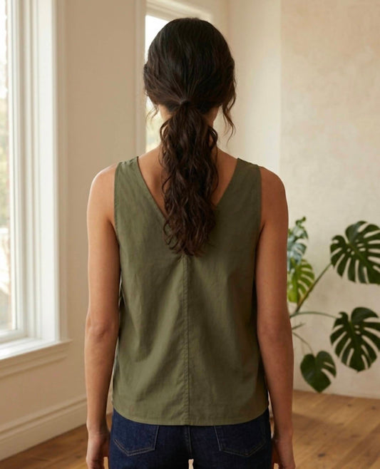 Leichtes V-Ausschnitt Tanktop