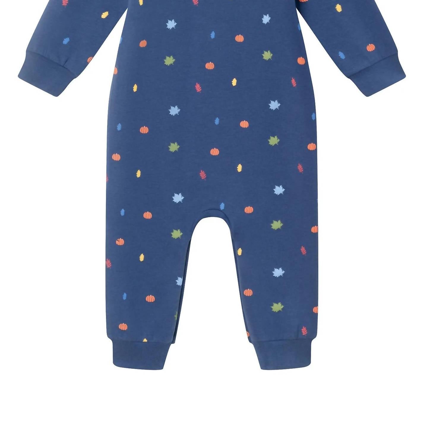 Jungen-Rugby-Strampler mit Herbstmotiv