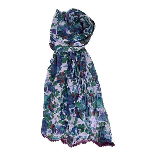 Crinkled Cotton Scarf