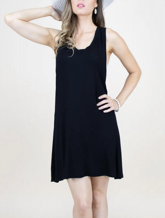 V-Ausschnitt Shark Tank Kleid