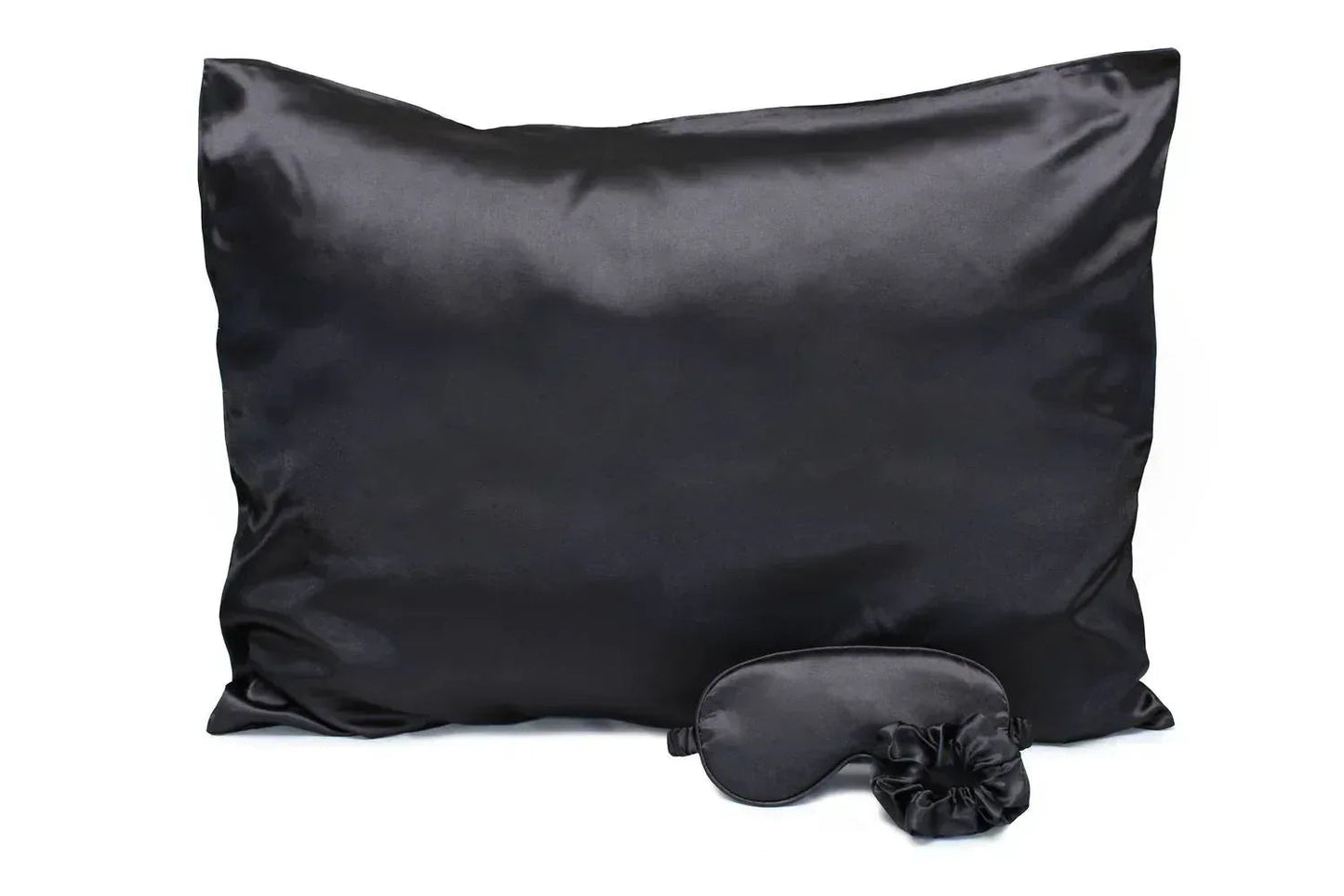 Ultimate Schlaf Seidenkissenbezug, Augenmasken- und Scrunchie-Set