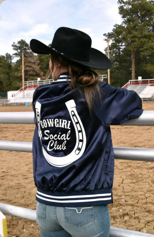 Women's Cowgirl Social Club Bomber Jacket
