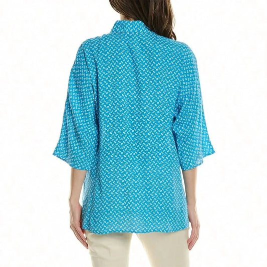 Three-Quarter Dolman Sleeves Blouse