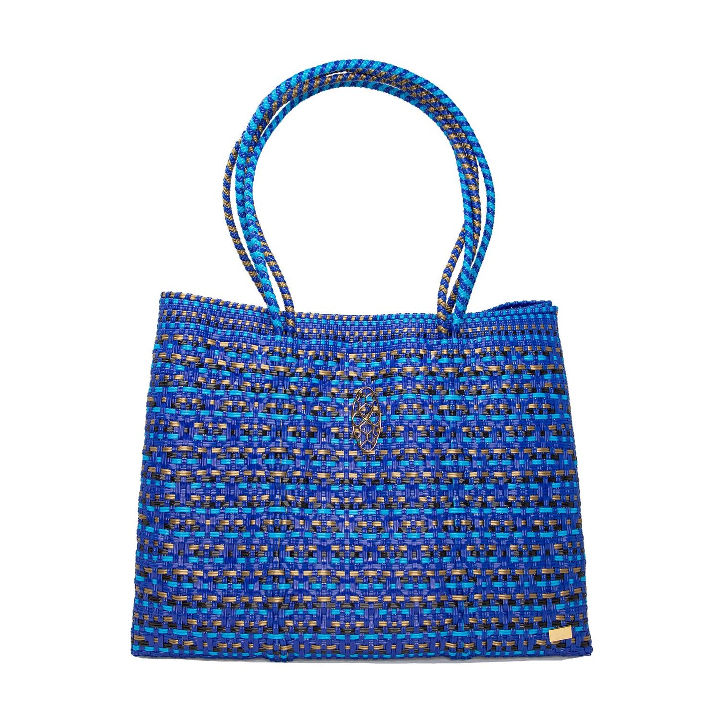 Damen gewebte Tote Bag mit Muster und Clutch
