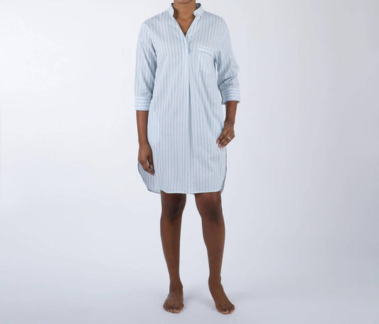 Classic Cotton Striped Nightshirt