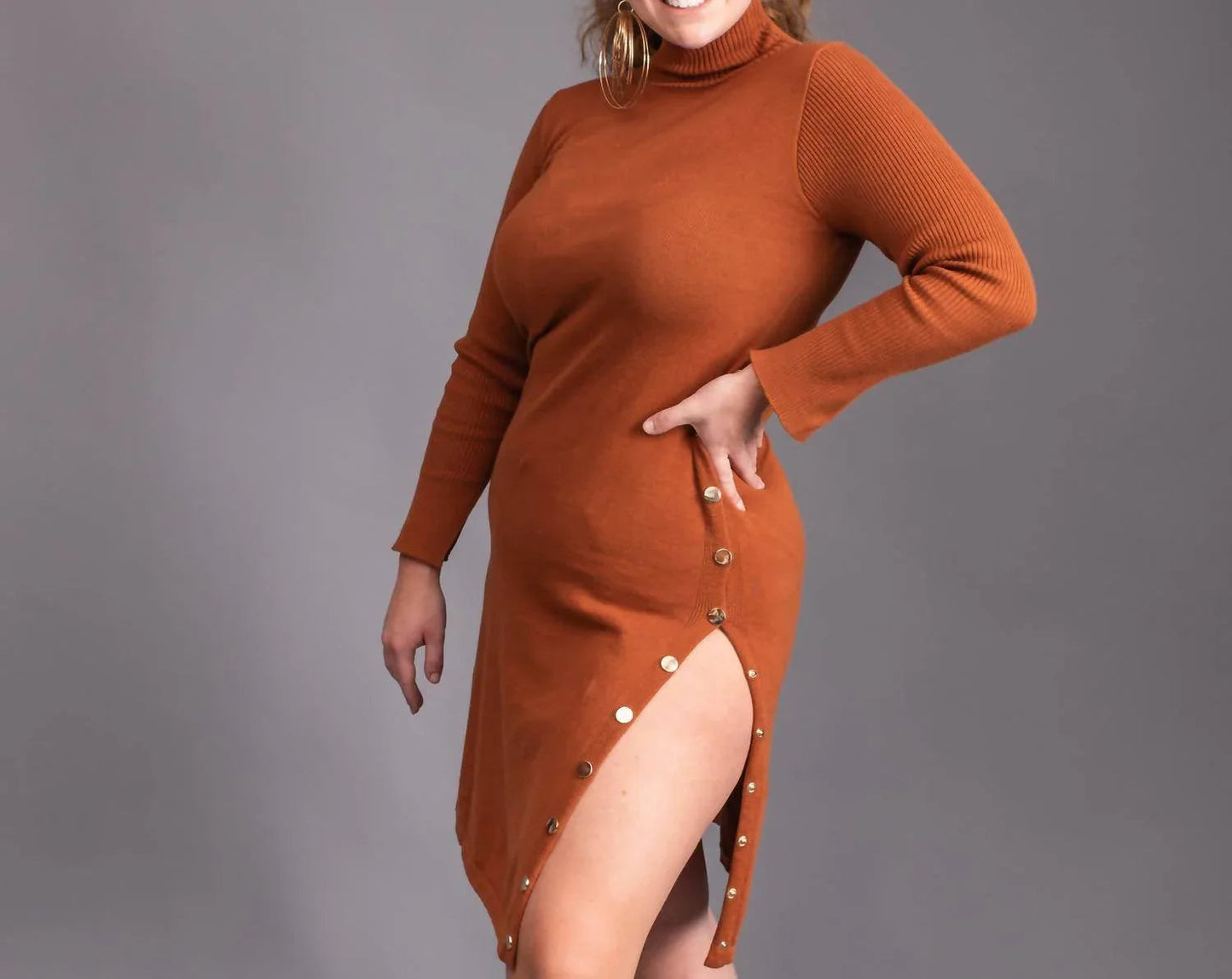 Ribbed Sweater Dress