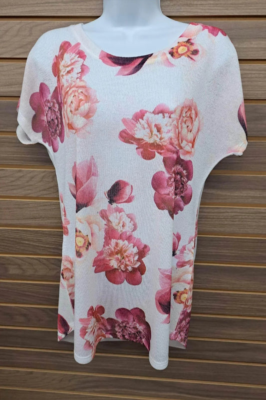 Women's Light Floral Short Sleeve