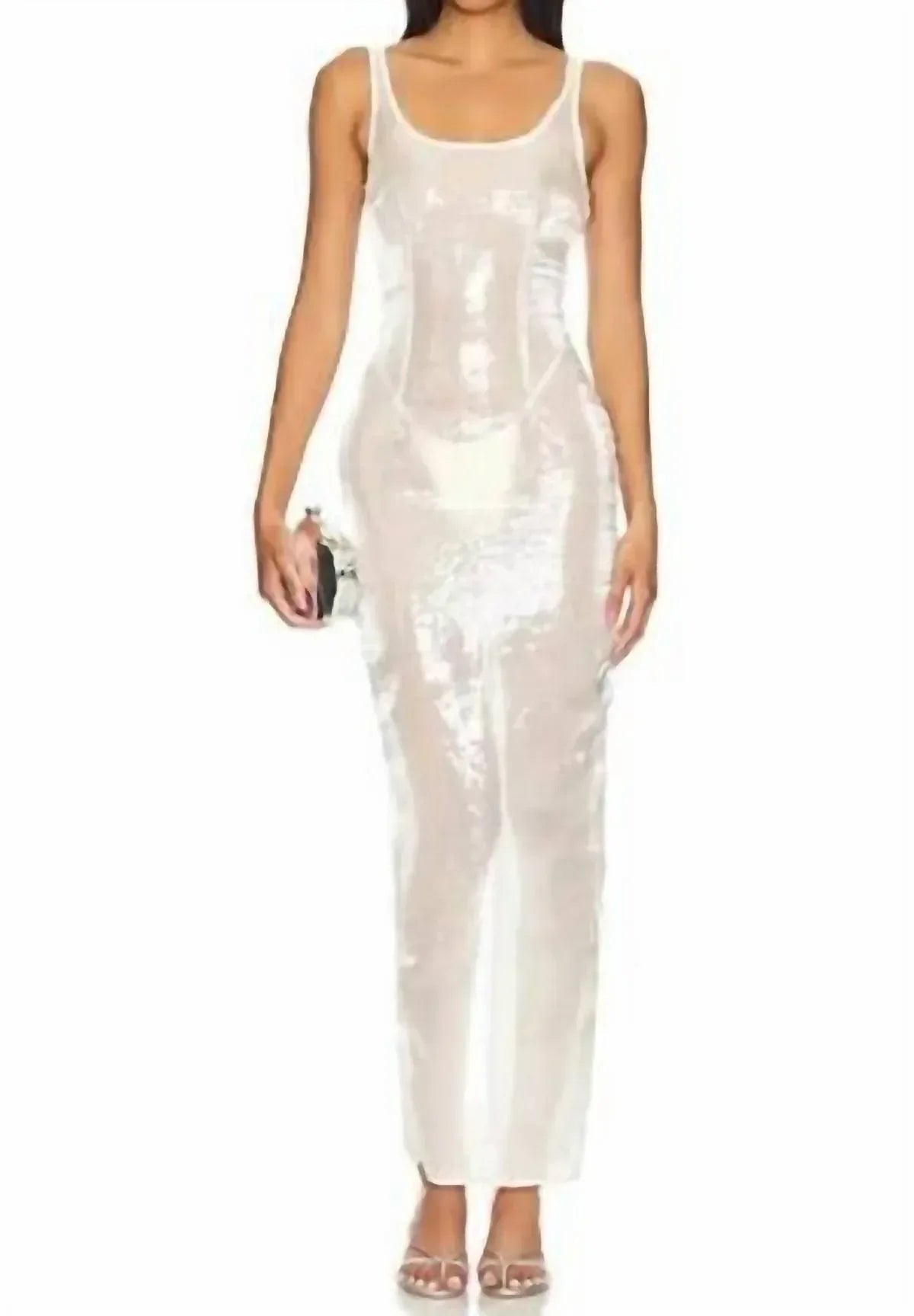 Transparentes Kaia Maxikleid
