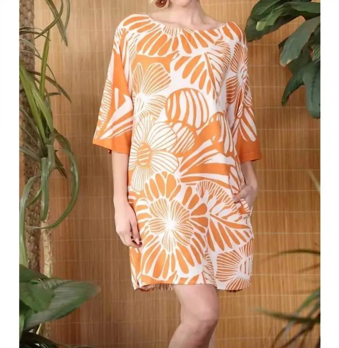 Rayon T-shirt Dress W/ Pockets