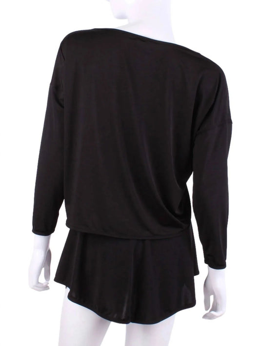 Women's Long Sleeve Boat Neck Top