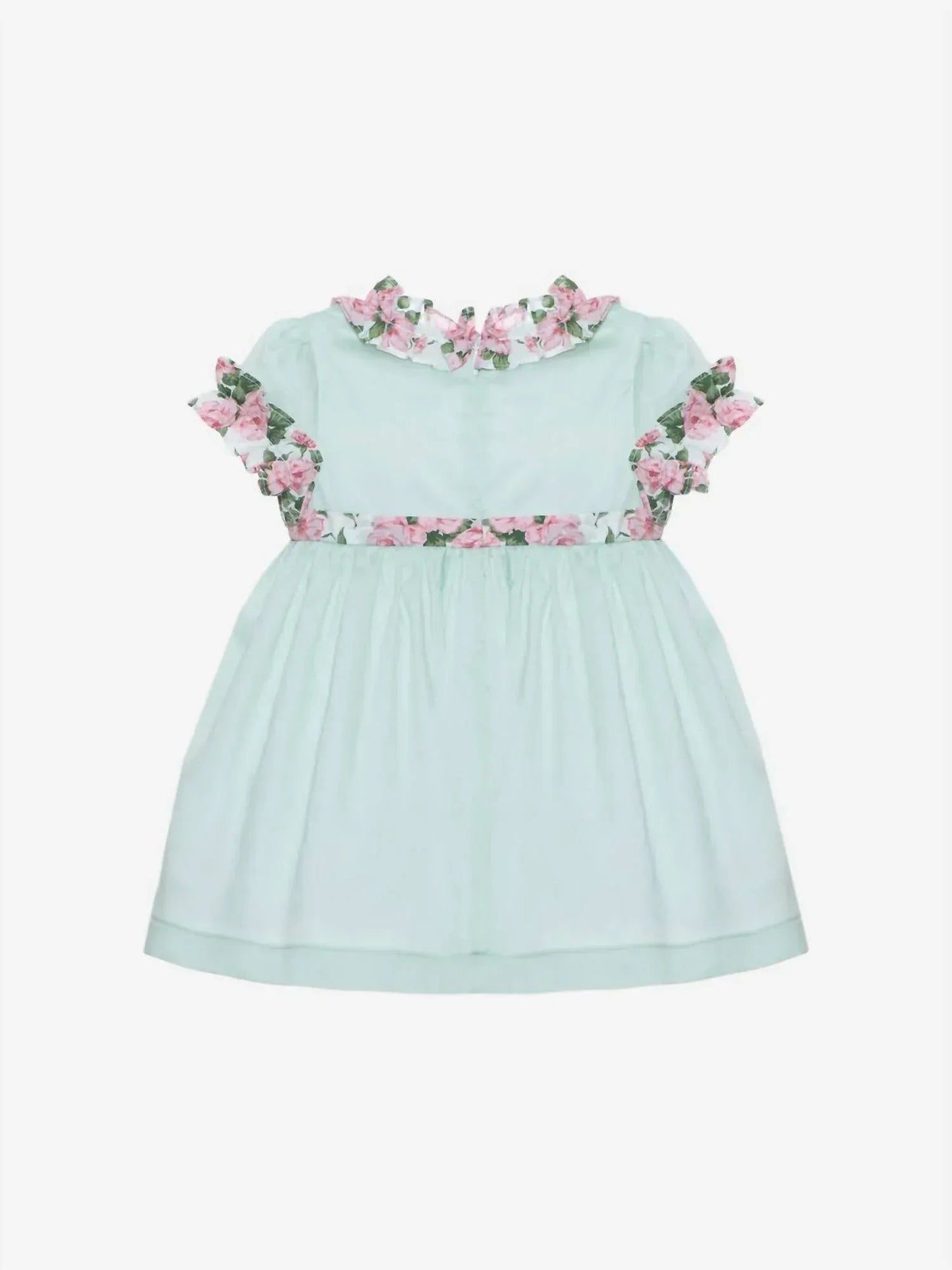 Voile With Frills Woven Dress
