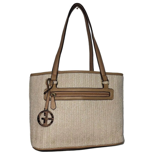 Classic Straw Satchel Bag