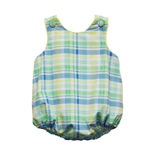 Baby Boy's Christopher Garden Plaid Sunsuit