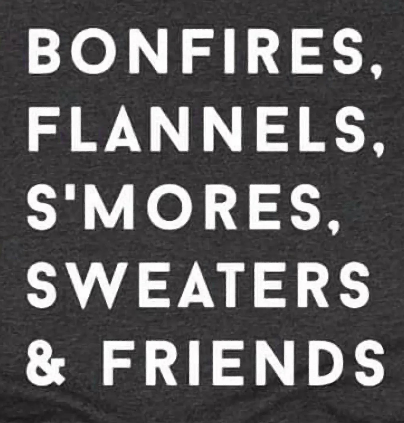 Women's Bonfires & Flannels Graphic Tee Shirt
