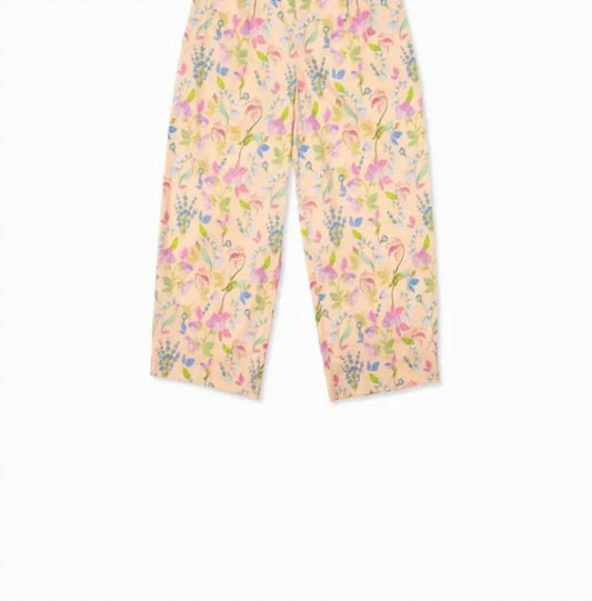 Baumwollhose mit Blumenmuster