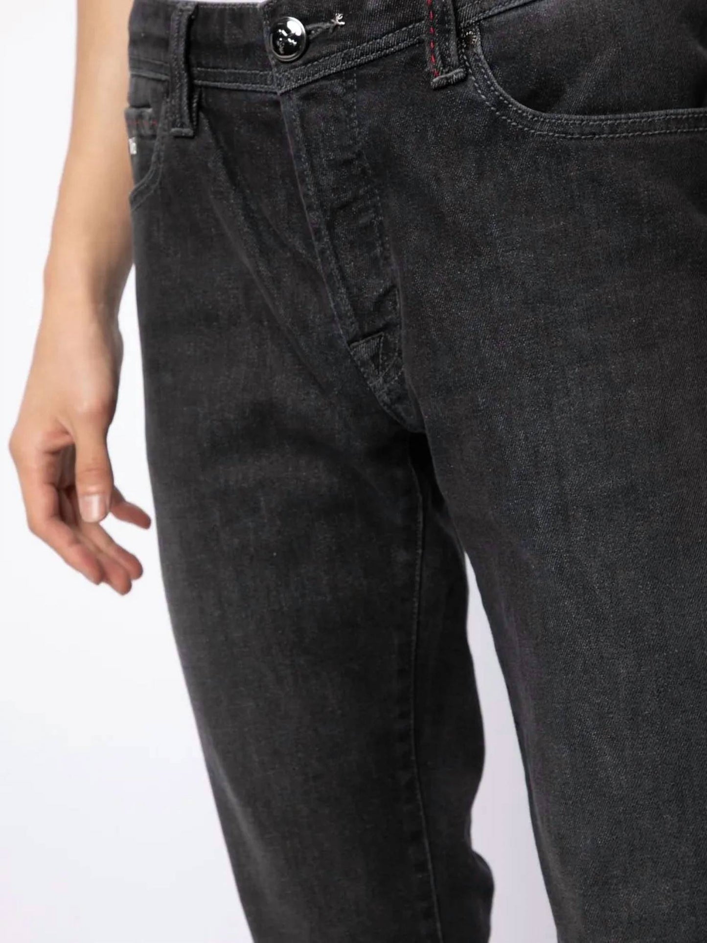 Leonardo Stretch-Jeans mit schmalem, geradem Bein