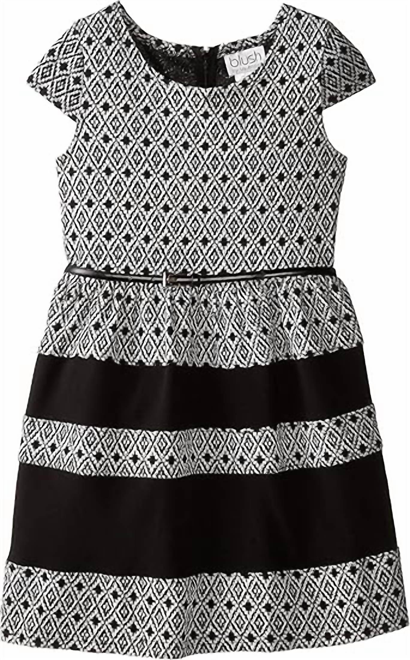 Girl's Cap Sleeves Dress