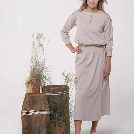 Half-Zip-Oberteil