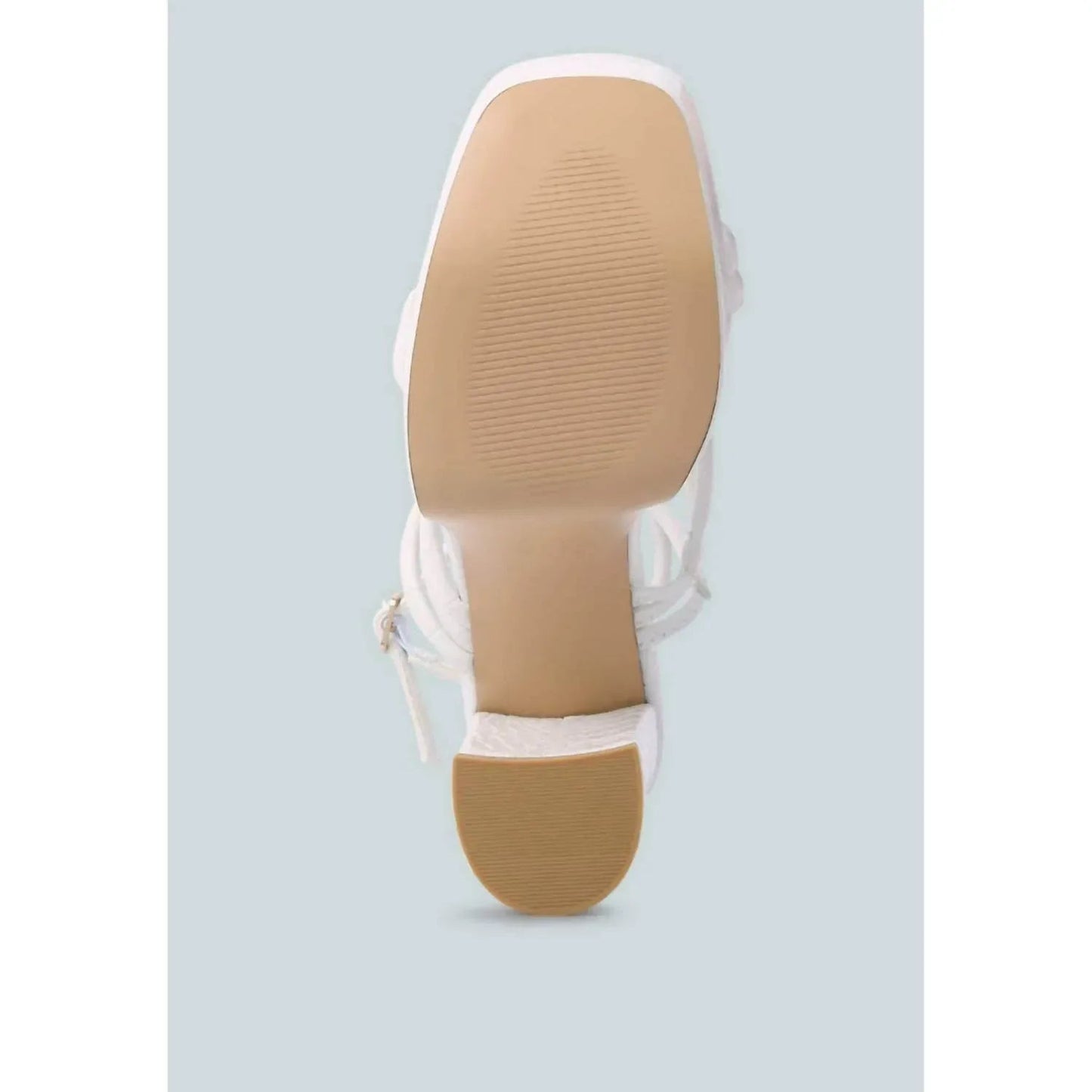 Damen-Sandalen mit schmalen Riemchen und hohem Absatz