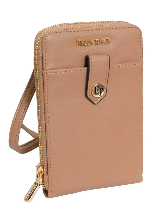 Women's Smooth Vachetta Phone Case & Wallet Bag