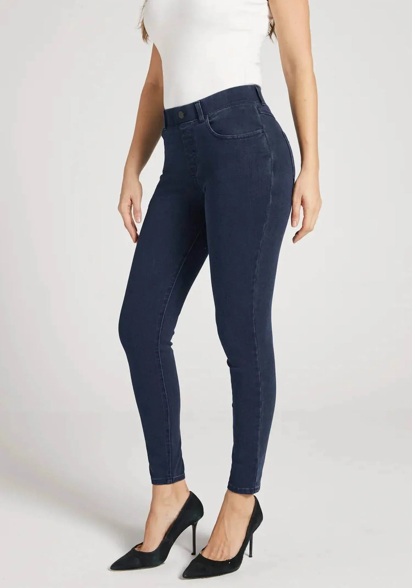 Yoga-Röhrenjeans mit 4 Taschen