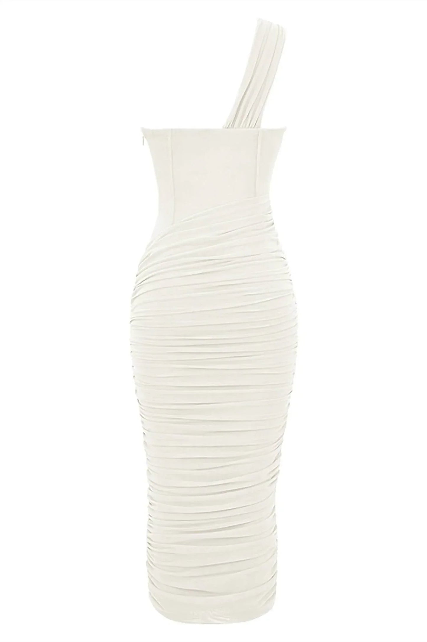 Valentina Asymmetrisches Midikleid mit Cut-outs
