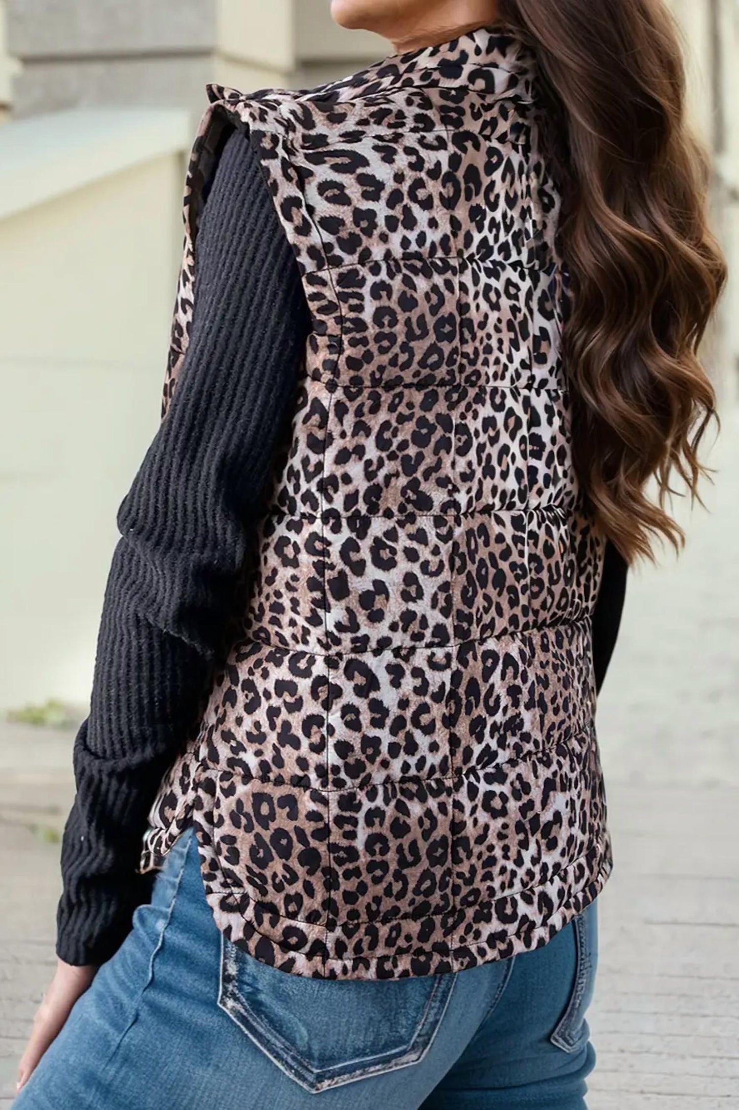 Not Today Leopard Vest