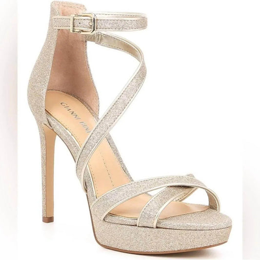 Women's Corielle Glitter Ankle Strap Platform Sandals