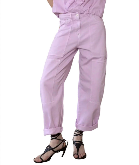 Cropped Jeans im Utility-Stil