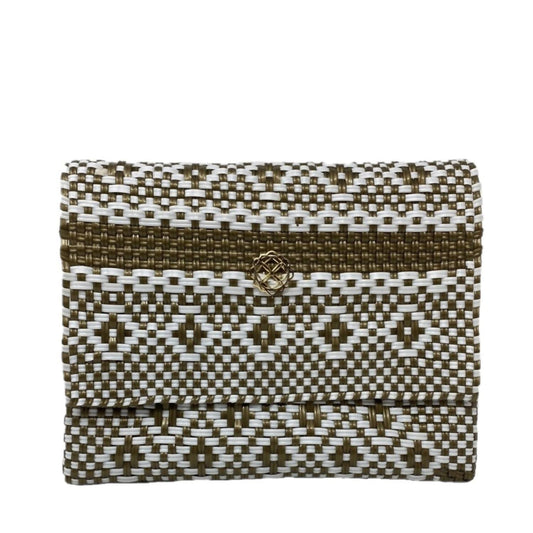 Women's Handmade Aztec Stripe Long Metal Chain Strap Crossbody Bag