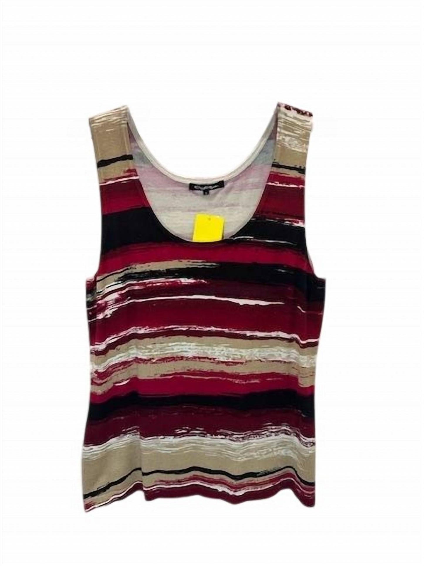 Women Brushstroke Pattern Shell Top