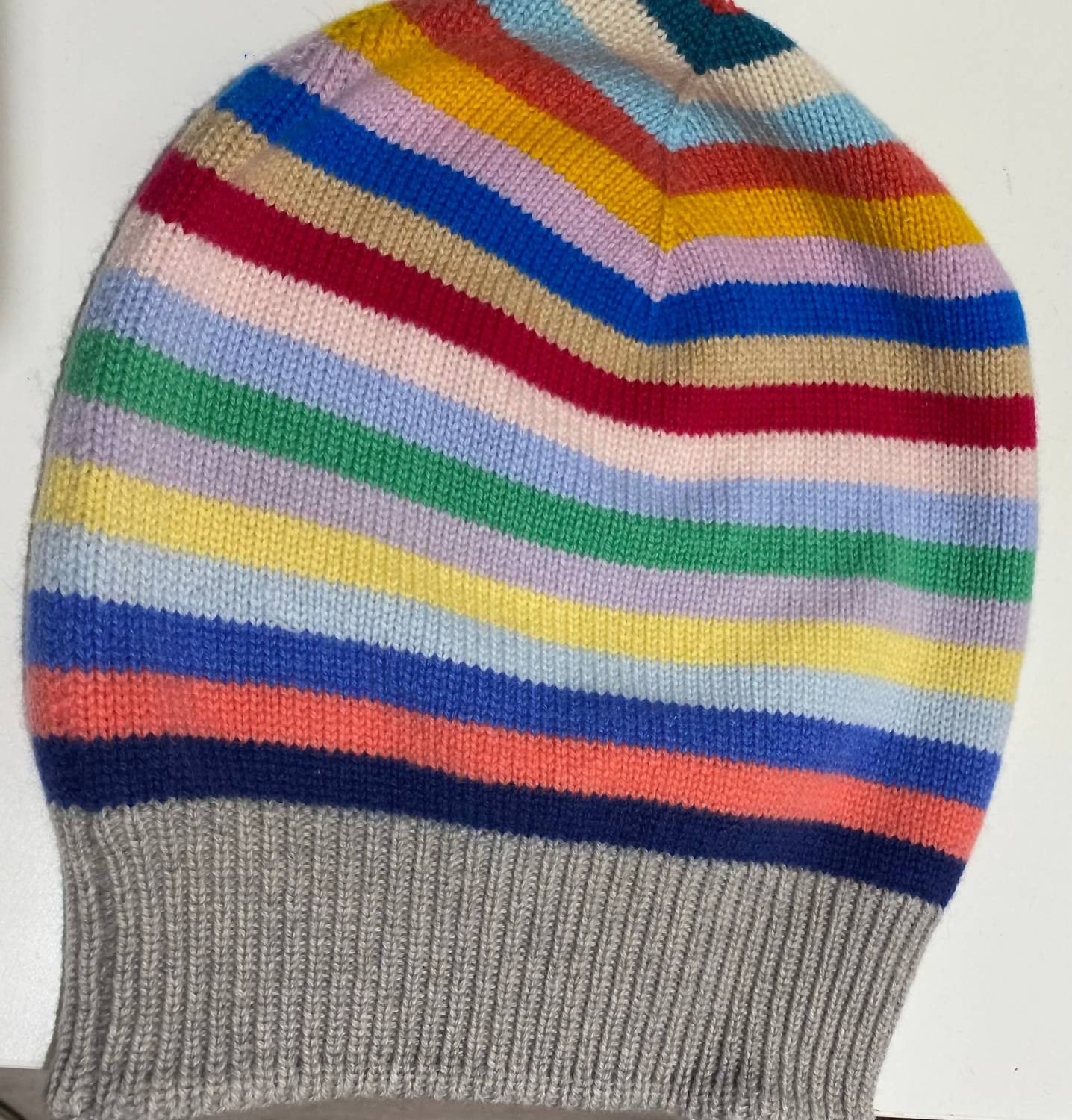 Women's Cashmere Striped Hat