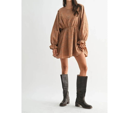Camden Eyelet Mini Dress