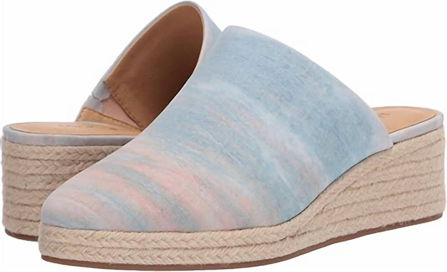 Ombré-Espadrille-Keilabsatz für Damen