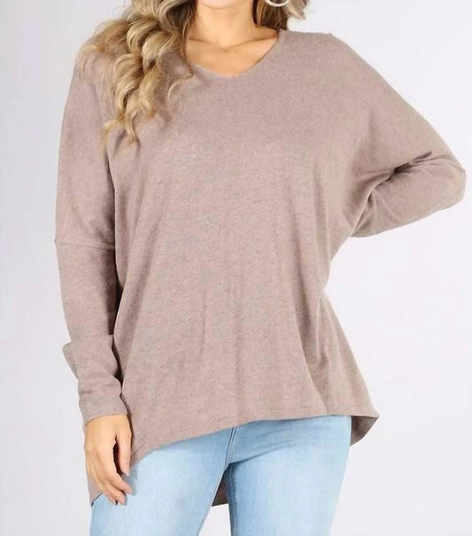 Taylor Oversized Dolman-Ärmel-Oberteil