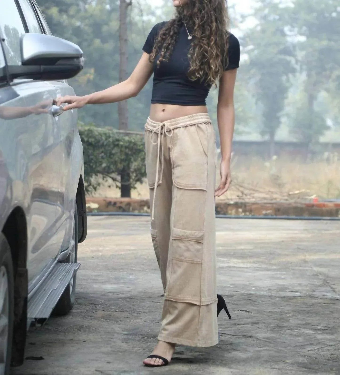 Women's Wide Leg Utility Pants