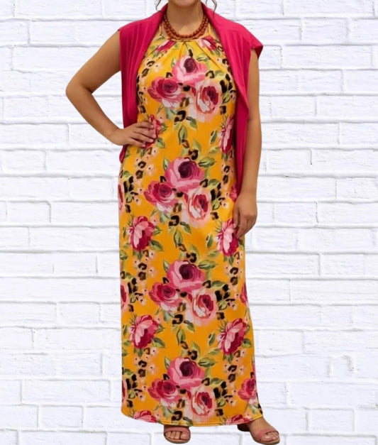 Demi Column Maxi Dress