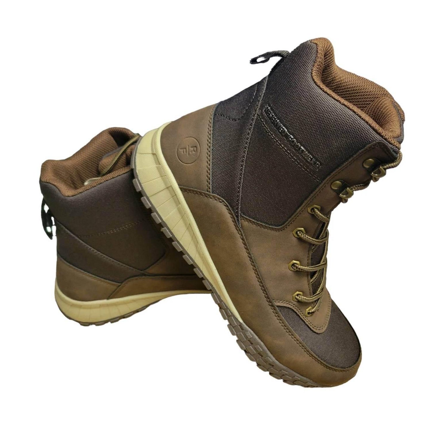 Herren-Schnürstiefel aus Kunstleder