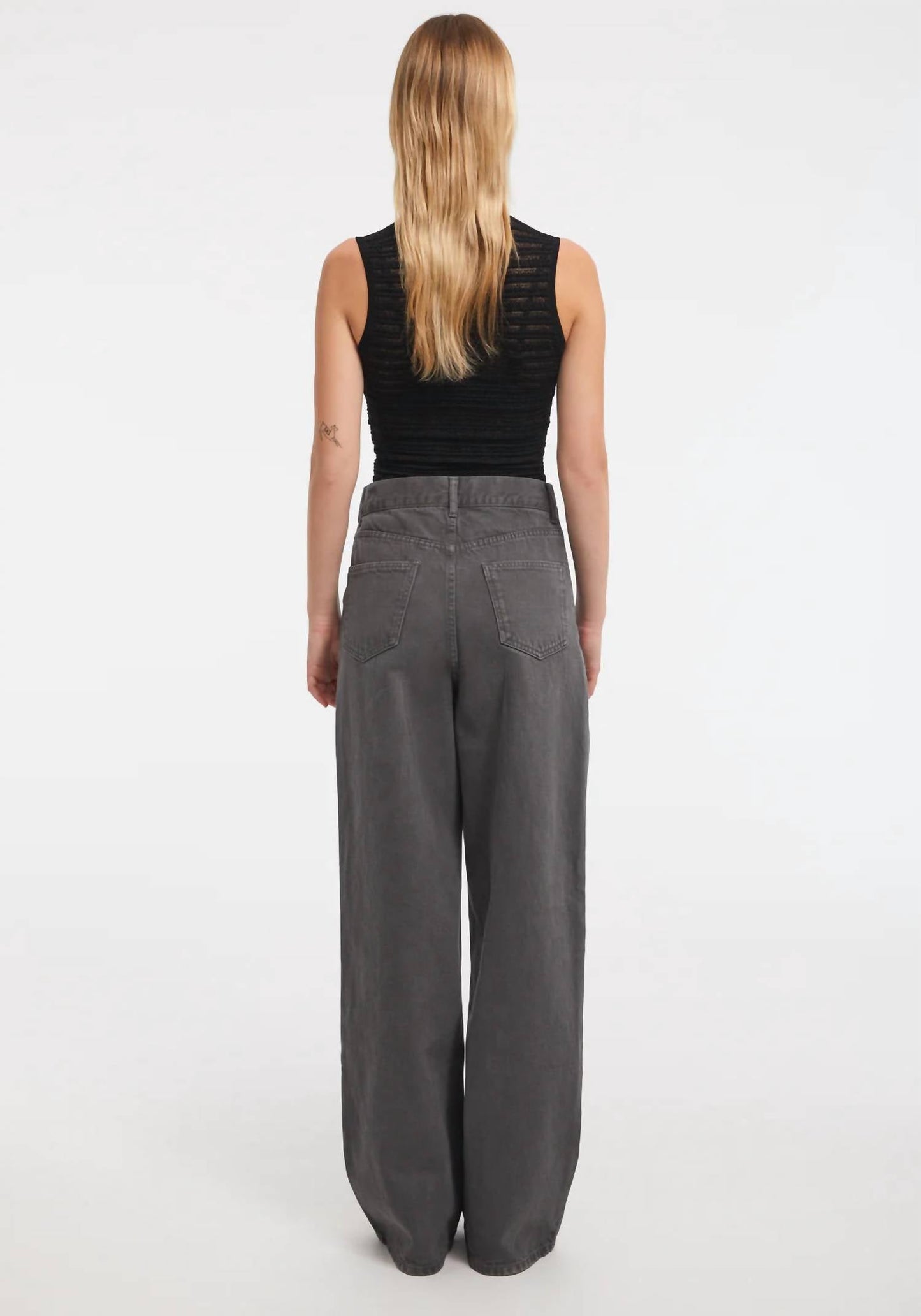 Halbtransparenter Rollkragenpullover