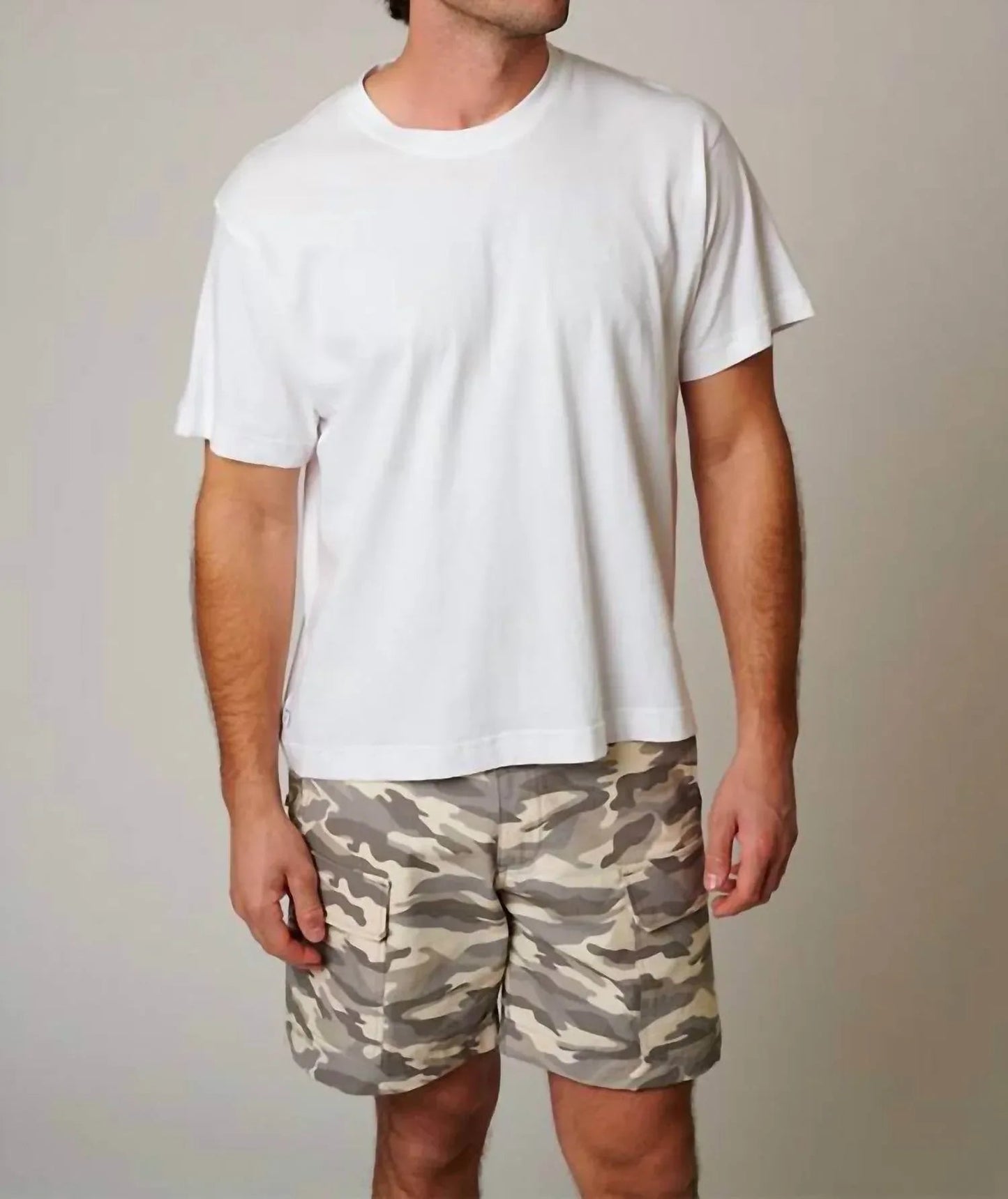 Kurzärmeliges Box-T-Shirt aus Bio-Baumwolle