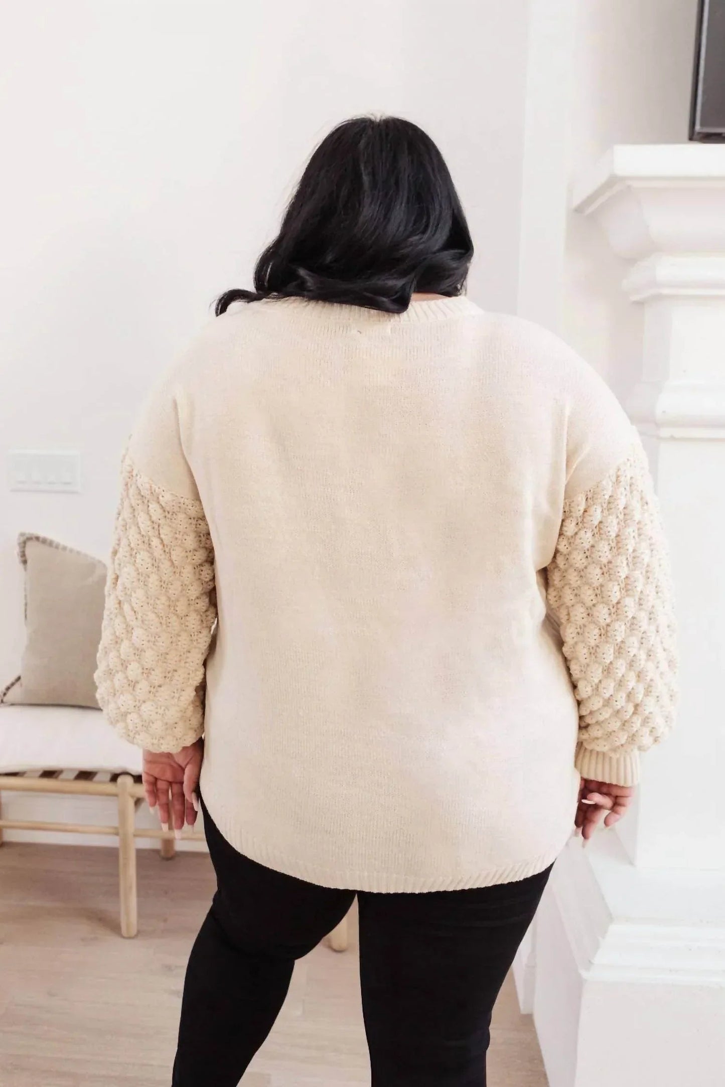 Sprudelnder B-Pullover