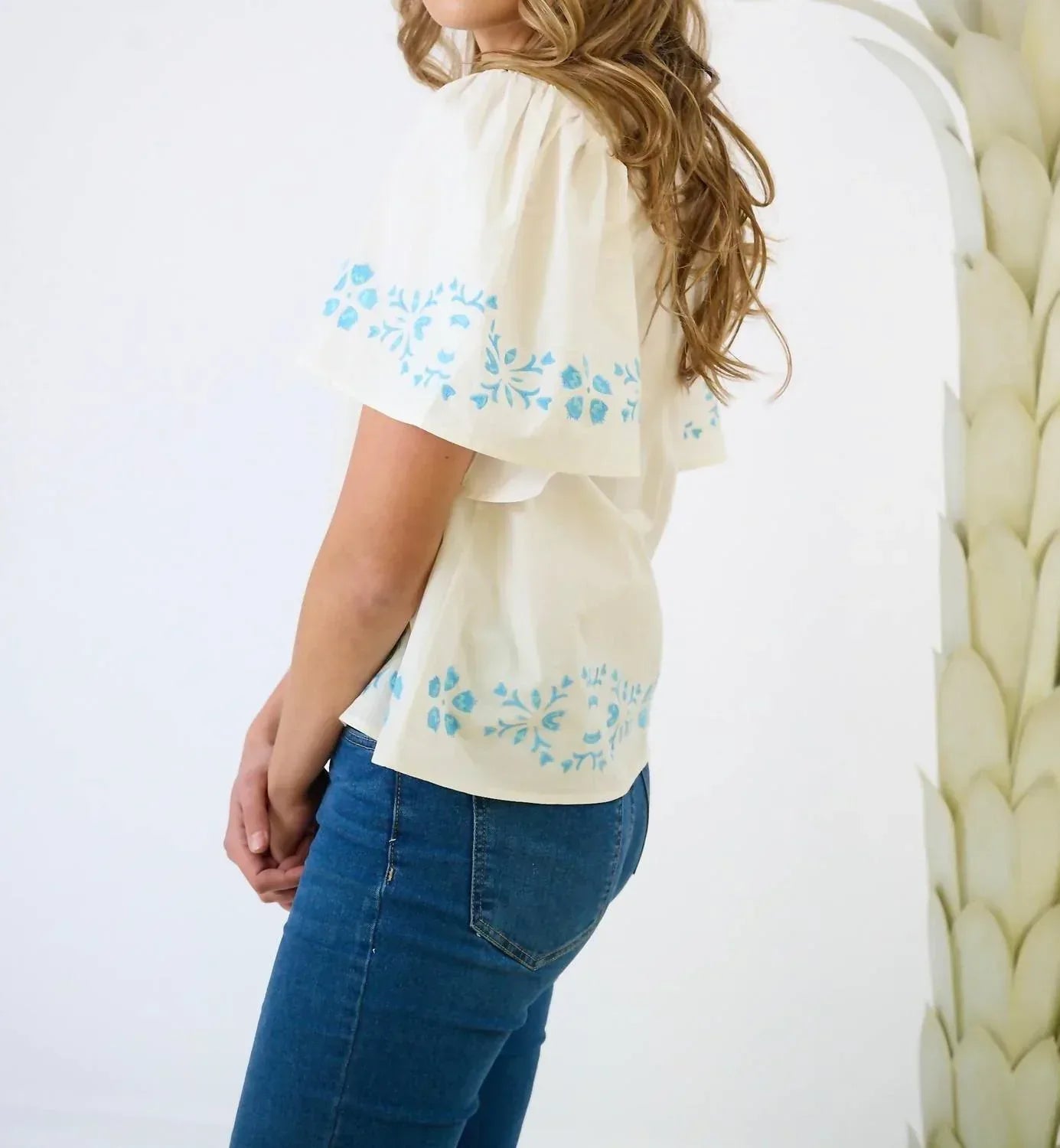 Georgia Square Neck Blouse