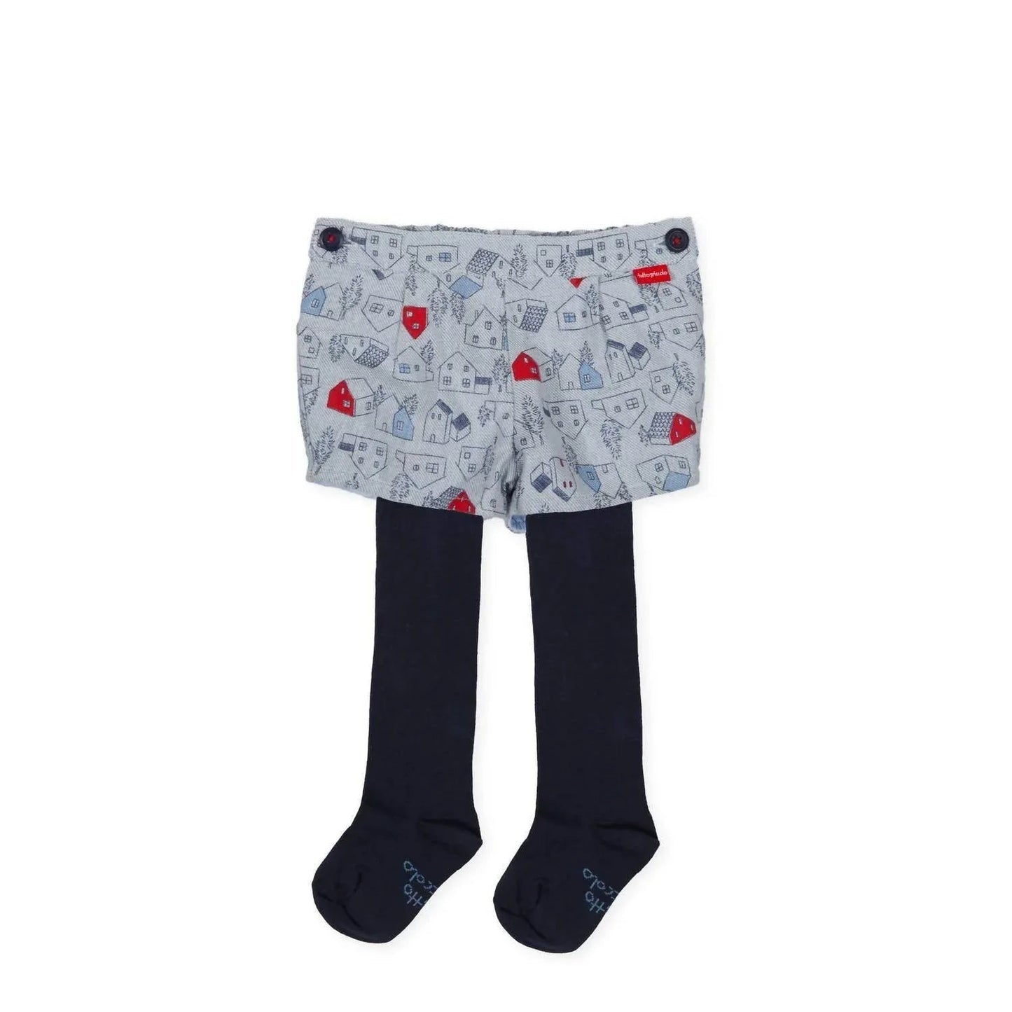 Mädchen-Shorts mit Strumpfhose