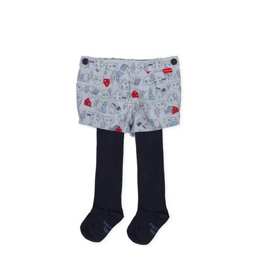 Mädchen-Shorts mit Strumpfhose