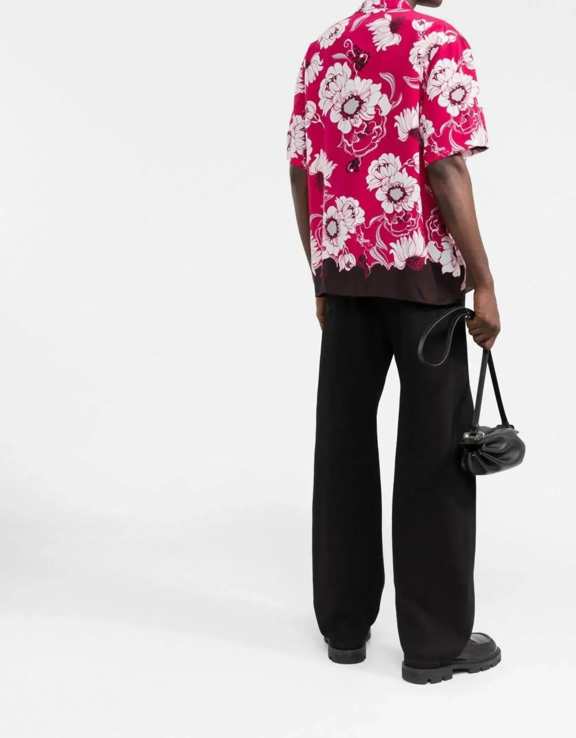 Floral Print Short Sleeved Shirt