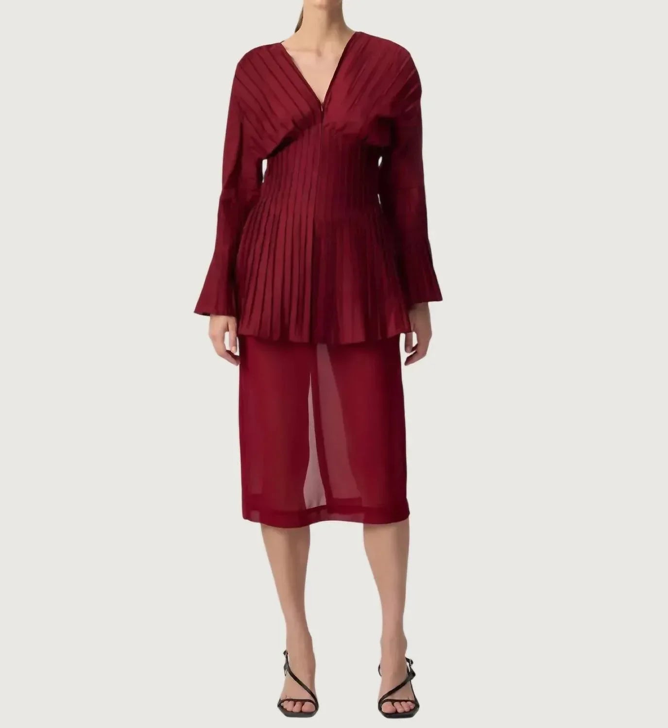 Rachel Pleated Tunic Top