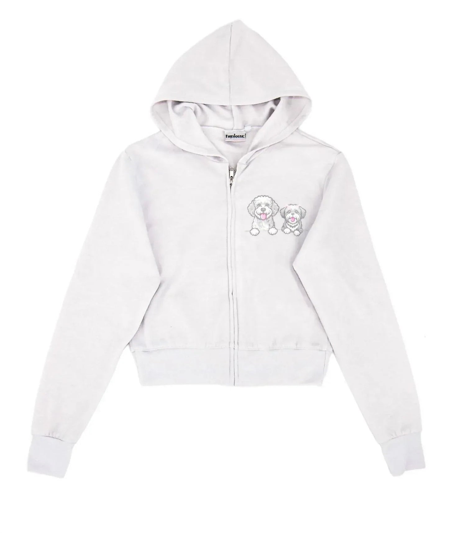 Girls Pup Party Zip Hoodie