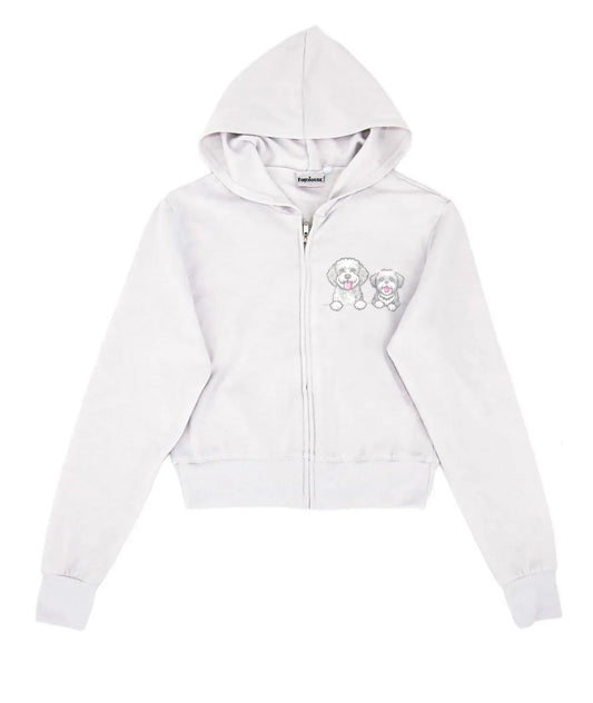 Mädchen Hündchen Party Kapuzenjacke
