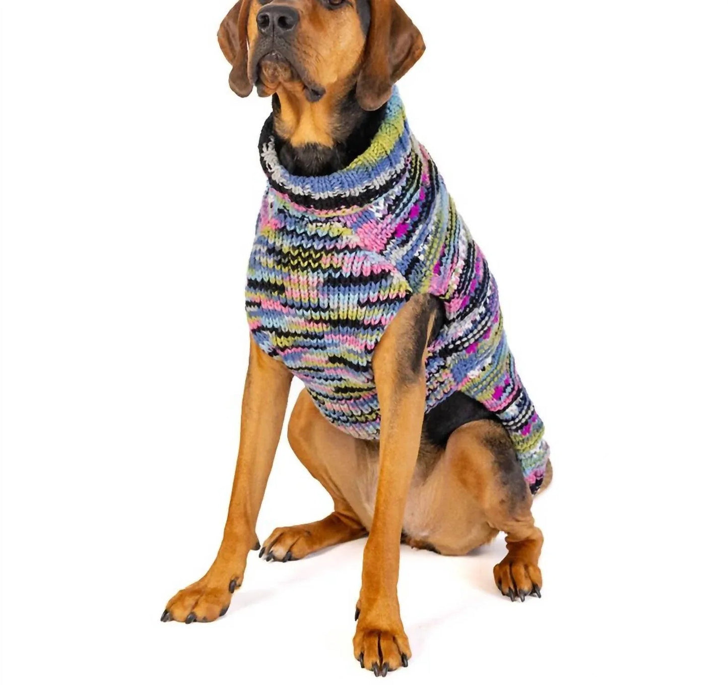 Lila Woodstick Hundepullover