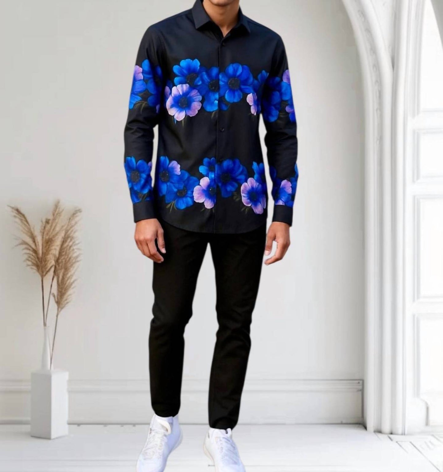 Slim Fit Langarmhemd